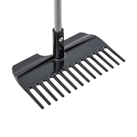 Greblă pentru curățare bălegar, Mistboy, negru, 75 cm