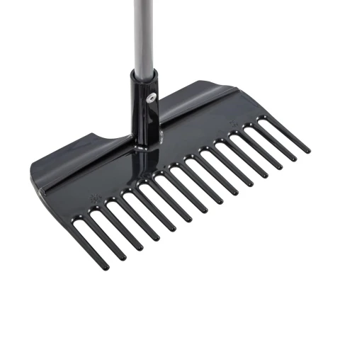Greblă pentru curățare bălegar, Mistboy Mini, negru, 60 cm