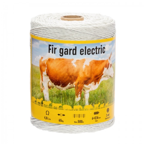 Fir gard electric - 400 m - 65 kg - 4,8 Ω/m<br/>75 Lei<br><small>0186</small>