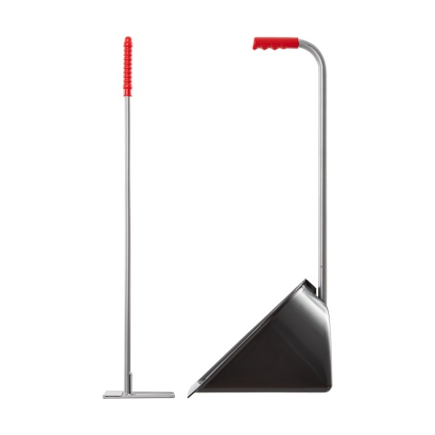 Lopată Mistboy cu greblă, negru, 75 cm