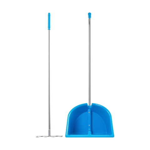 Lopată Mistboy cu greblă, albastru, 90 cm