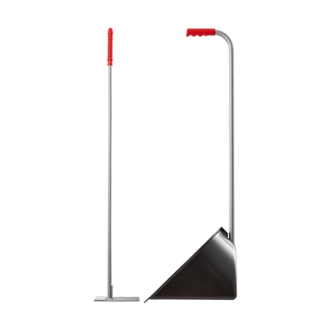 Lopată Mistboy cu greblă, negru, 90 cm