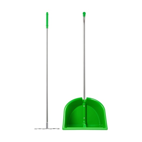 Lopată Mistboy cu greblă, verde, 90 cm