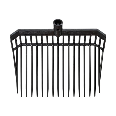 Furcă pentru gunoi de grajd, PremiumFork, negru, 38 × 32 cm