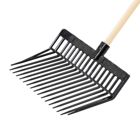 Furcă pentru gunoi de grajd, PremiumFork, negru, 38 × 32 cm
