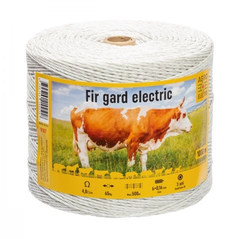 Fir gard electric - 1000 m - 65 kg - 4,8 Ω/m