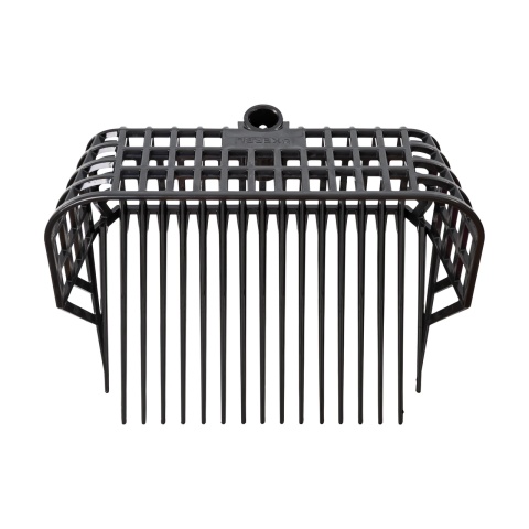 Furcă pentru gunoi de grajd, MaxiFork, negru, 38 × 30 cm