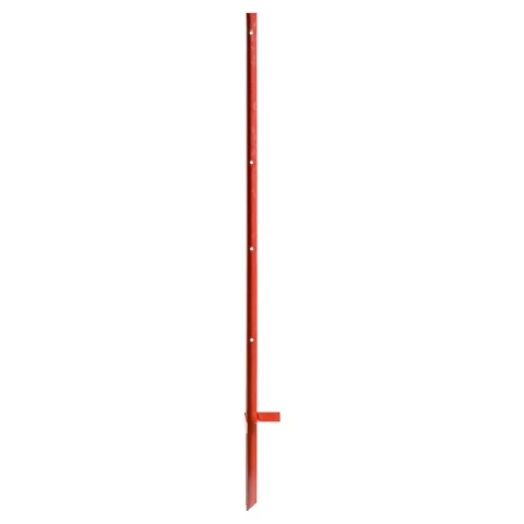 Stâlp din oțel cornier 25 × 25 mm, 115 cm, 10 buc.