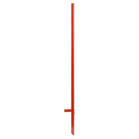 Stâlp din oțel cornier 25 × 25 mm, 115 cm, 10 buc.