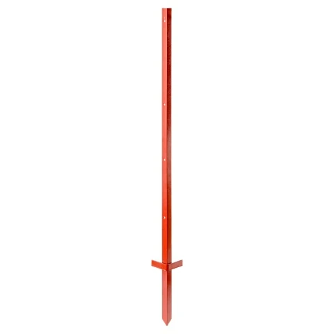 Stâlp din oțel cornier 25 × 25 mm, 115 cm, 10 buc.