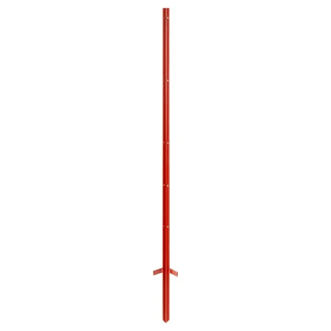 Stâlp din oțel cornier 25 × 25 mm, 150 cm, 10 buc.
