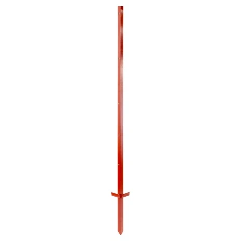 Stâlp din oțel cornier 25 × 25 mm, 150 cm, 10 buc.