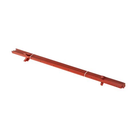 Stâlp din oțel cornier 25 × 25 mm, 150 cm, 10 buc.