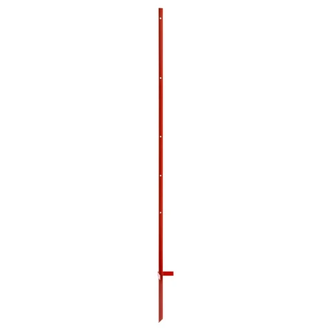 Stâlp din oțel cornier 25 × 25 mm, 165 cm, 10 buc.