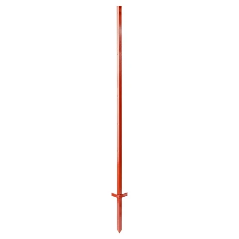 Stâlp din oțel cornier 25 × 25 mm, 165 cm, 10 buc.