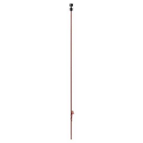 Stâlp din oțel, pentru gard electric, Ø8 mm × 107 cm, 30 buc.
