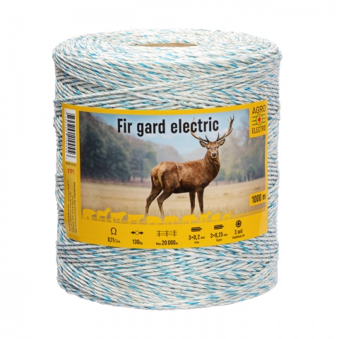 Fir gard electric - 1000 m - 130 kg - 0,11 Ω/m<br/>359.90 Lei<br><small>0191</small>