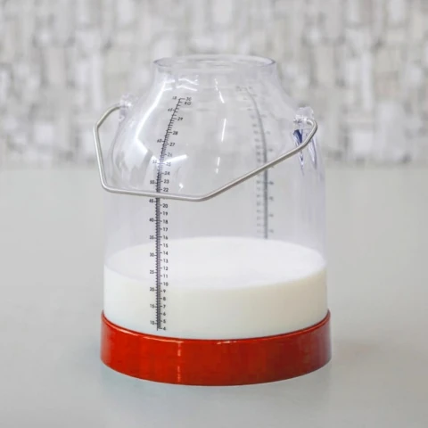 Bidon gradat pentru lapte, din plastic, 30 litri