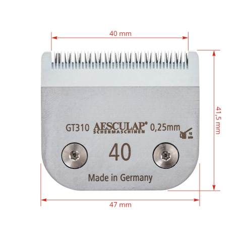 Cuțit pentru aparatul de tuns, Aesculap DuratiVet, 40 mm