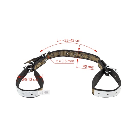 Curea reglabilă pentru picioarele bovinelor, 22–42 cm