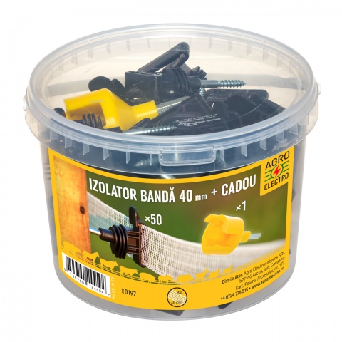 Izolator pentru bandă și fir, 50 buc. + dispozitiv de înfiletare<br/>66 Lei<br><small>0197</small>
