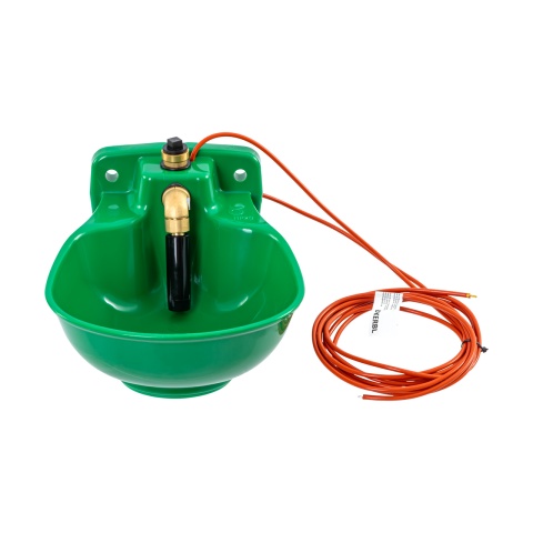 Adăpătoare anti-îngheț cu supapă cilindrică și țeavă de încălzire, 2,8 litri