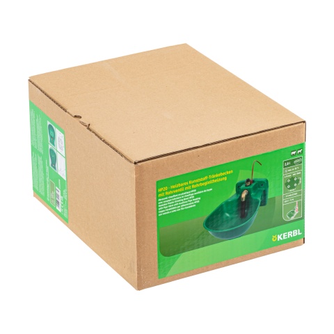 Adăpătoare anti-îngheț cu supapă cilindrică și cablu de încălzire, 2,8 litri