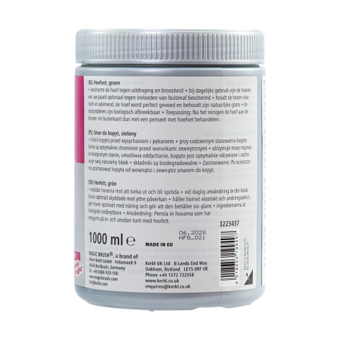 Unsoare pentru copite, MagicBrush, verde, 1000 ml