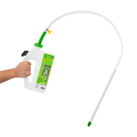 Bidon de administrare lichide pentru viței, cu drenaj, 2 litri