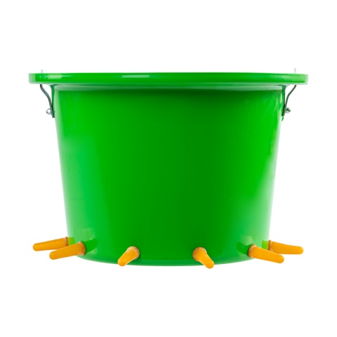 Găleată de alăptare pentru miei și iezi cu 6 tetine, 12 litri