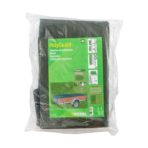 Prelată de protecție, PolyGuard, 210 g/m², 6 × 5 m