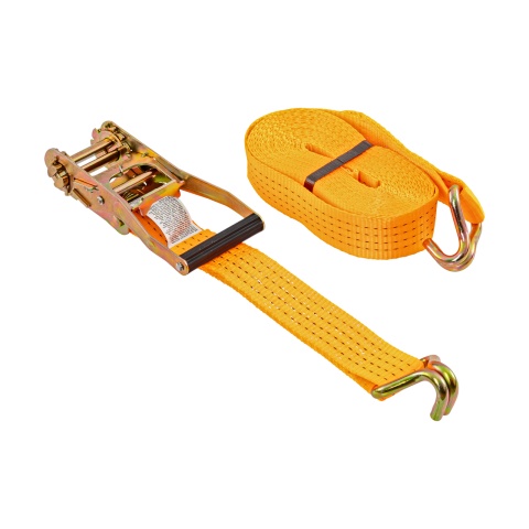 Chingă de ancoraj cu clichet, portocaliu, 4000 kg, 50 mm × 8 m