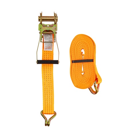 Chingă de ancoraj cu clichet, portocaliu, 4000 kg, 50 mm × 10 m