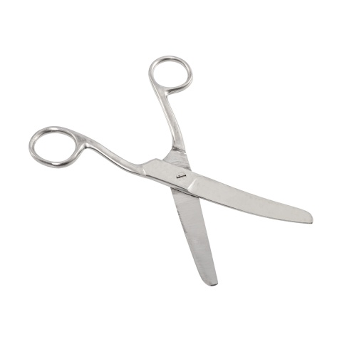 Foarfecă încovoiată de tăiat bandaje, inox, 200 mm