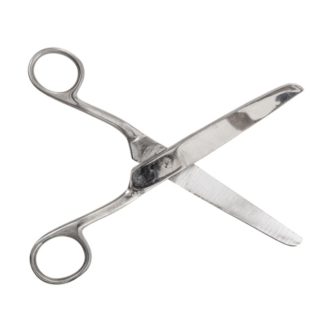 Foarfecă încovoiată de tăiat bandaje, inox, 200 mm