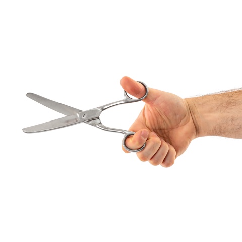 Foarfecă încovoiată de tăiat bandaje, inox, 200 mm