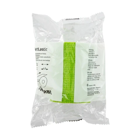 Bandaj pentru copite, Vetlastic, verde, 450 × 7,5 cm :: Verde