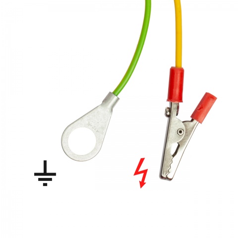 Cablu conexiune aparat gard electric - gard + împământare