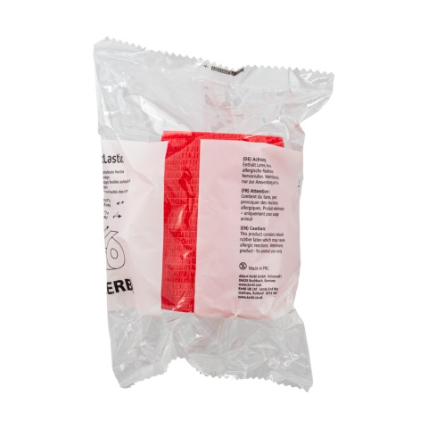 Bandaj pentru copite, Vetlastic, roșu, 450 × 7,5 cm