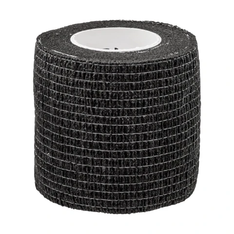Bandaj pentru copite, Equilastic, negru, 450 × 5 cm :: Negru