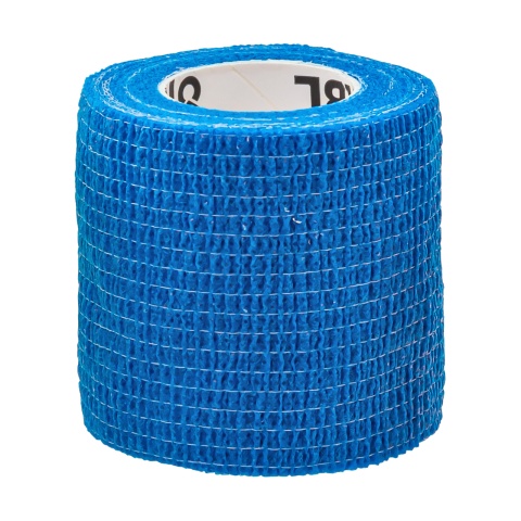 Bandaj pentru copite, Equilastic, albastru, 450 × 5 cm