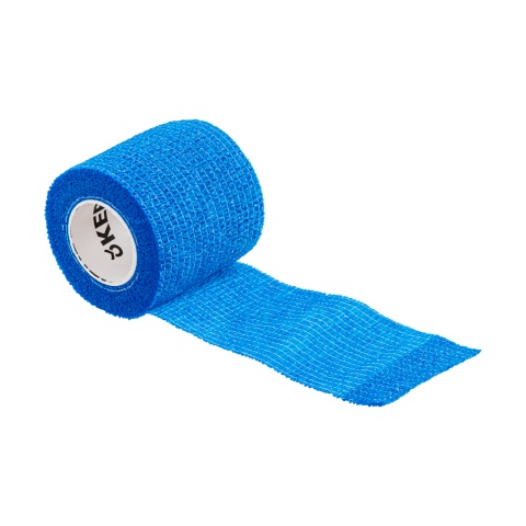 Bandaj pentru copite, Equilastic, albastru, 450 × 5 cm