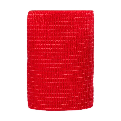 Bandaj pentru copite, Equilastic, roșu, 450 × 7,5 cm :: Roșu