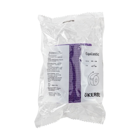 Bandaj pentru copite, Equilastic, violet, 450 × 7,5 cm