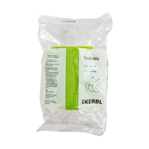 Bandaj pentru copite, Equilastic, verde, 450 × 7,5 cm :: Verde