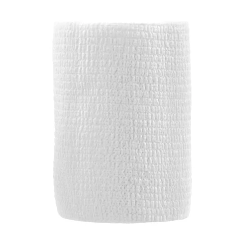 Bandaj pentru copite, Equilastic, alb, 450 × 7,5 cm :: Alb