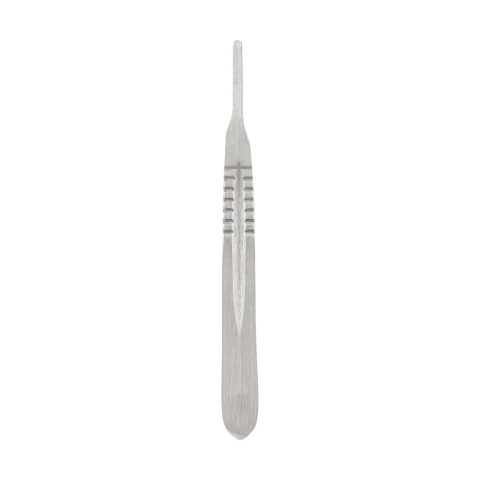 Mâner bisturiu veterinar, nr. 4, inox