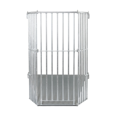 Iesle metalică pentru fân, montabilă pe perete, 81 × 114 cm