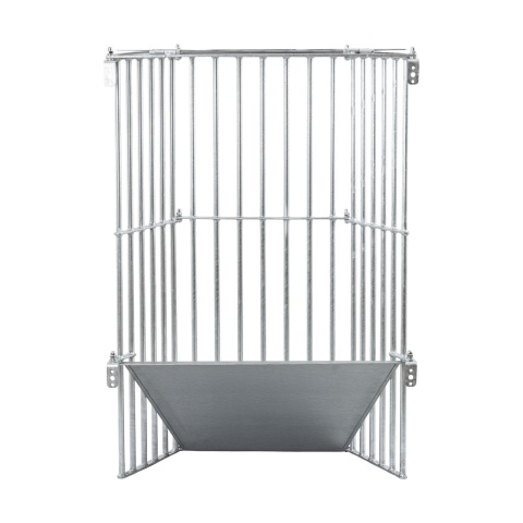 Iesle metalică pentru fân, montabilă pe perete, 81 × 114 cm