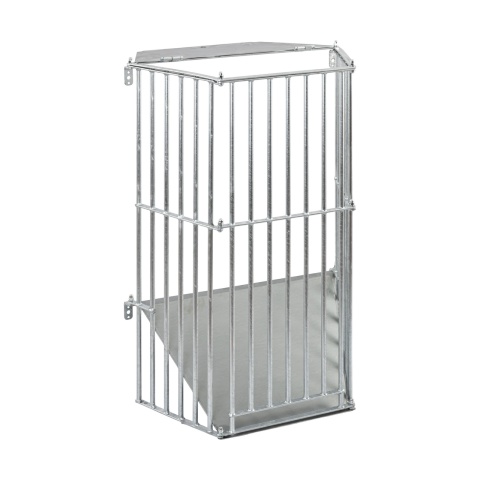 Iesle metalică pentru fân, montabilă pe perete, 81 × 114 cm